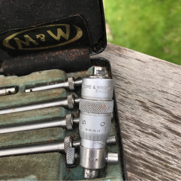 Vintage boxed Moore & Wright internal imperial micrometer - Picture 4 of 5